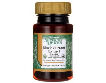 Black Currant Extract 200 mg. 30 capsules